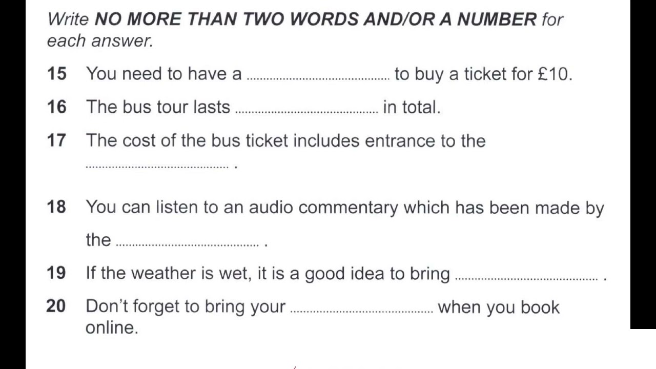 IELTS LISTENING PRACTICE TEST | THE CAREER COVES | TEST 3