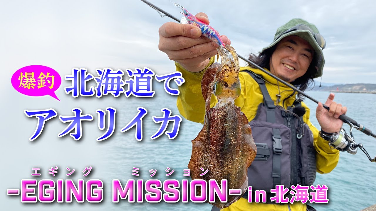 エギングミッション第十弾！北海道のアオリイカを捕獲せよ
