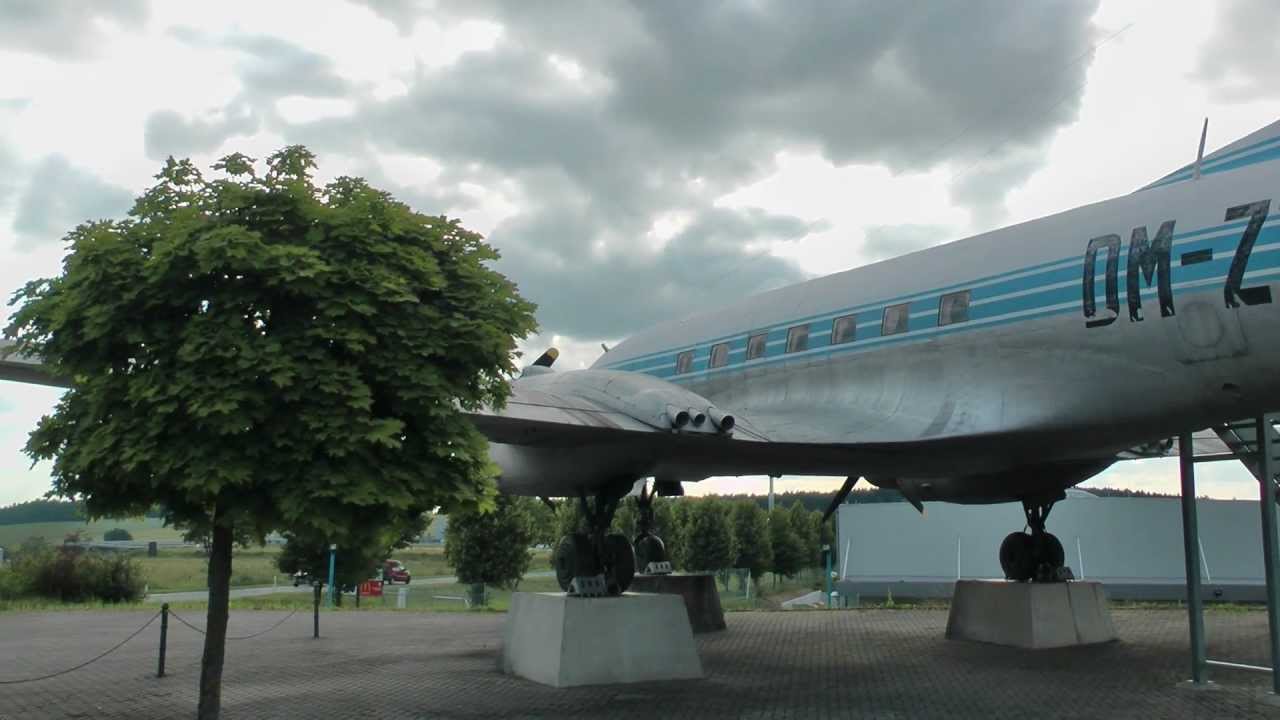2012-07. Technisches Denkmal  Flugzeug  IL 14 in Reichenbach /Vogtland HD.mp4