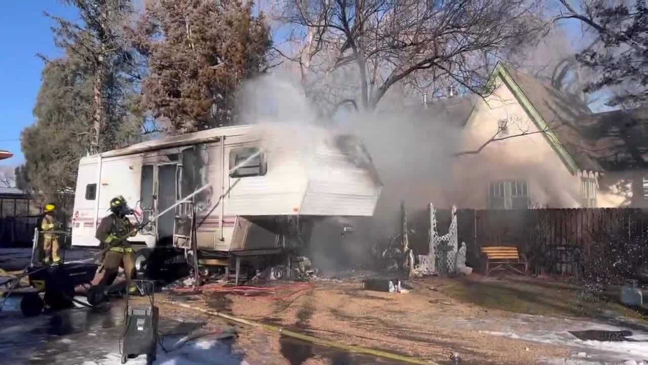 CSFD responding to structure fire north of Fillmore