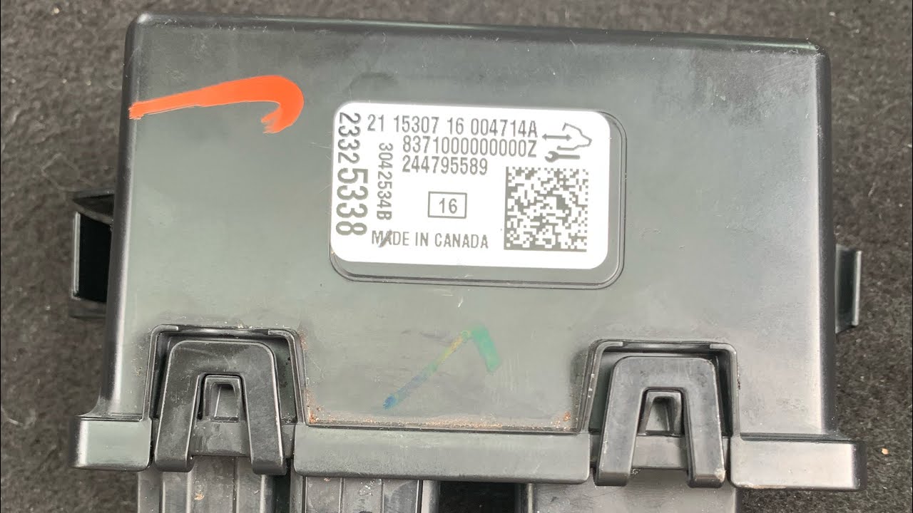 2016 Cadillac SRX Liftgate Control Module