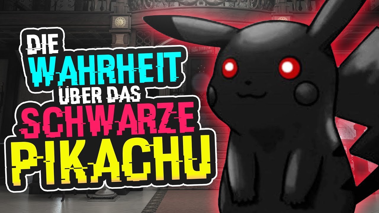 Das Schwarze Pikachu wird Uns Alle Holen.... 😰| Gruselige Pokemon Geschichten & Pokemon Mythen