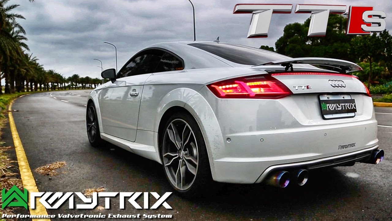 Audi TTS 2017 Sound Test ARMYTRIX Exhaust LOUD! Accelerations & Onboard Drive