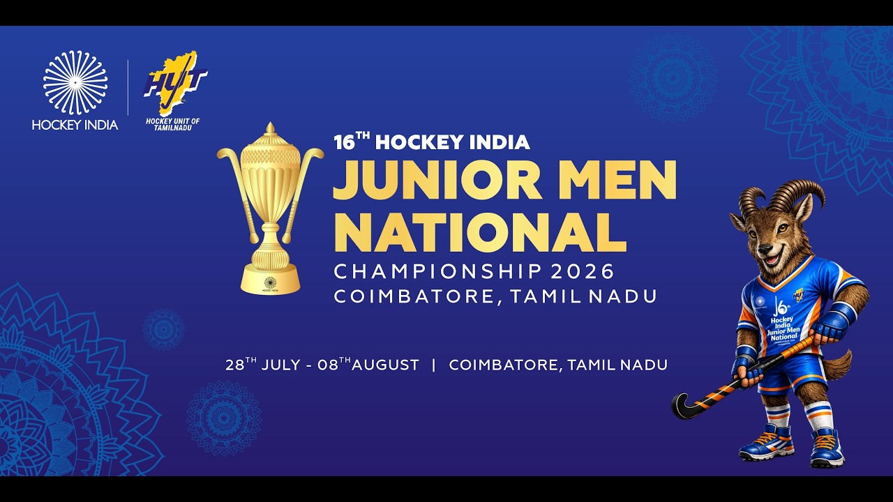 LIVE DAY -2 16TH HOCKEY INDIA JUNIOR MEN NATIONAL CHAMPIONSHIP 2026COIMBATORE, TAMIL NADU