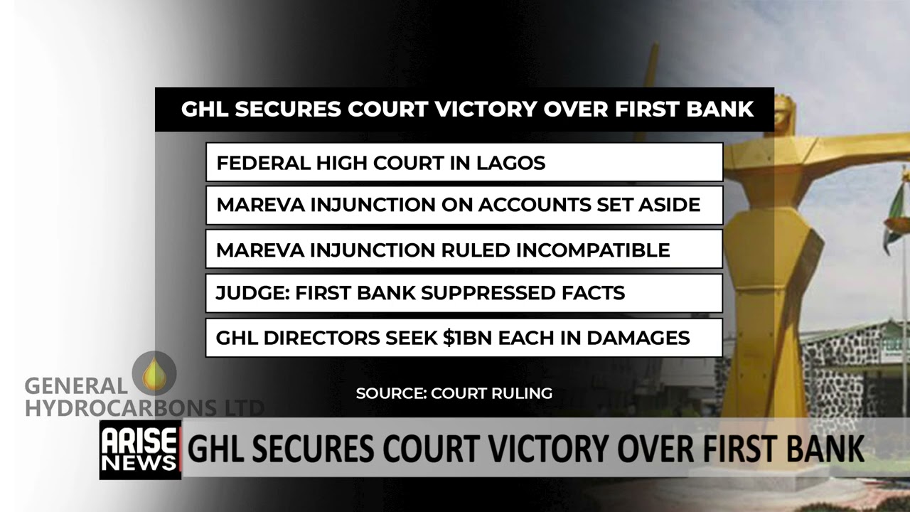 GHL Secures Court Victory Over First Bank