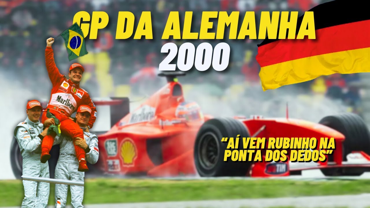 Gp da Alemanha 2000 - Globo (com imagens inéditas)