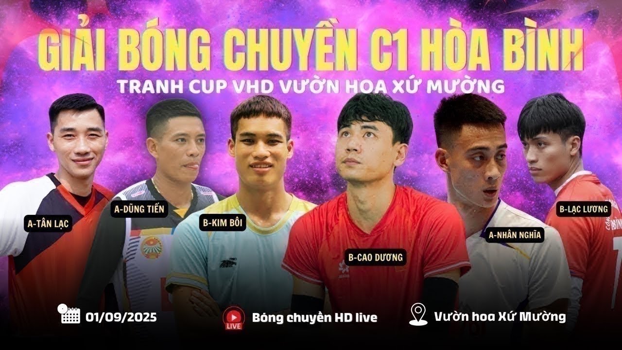 Cao Dương(Ngọc Thuân) đấu Kim Bôi(Phương lựu đạn|| Giải bóng chuyền C1 Hoà Bình