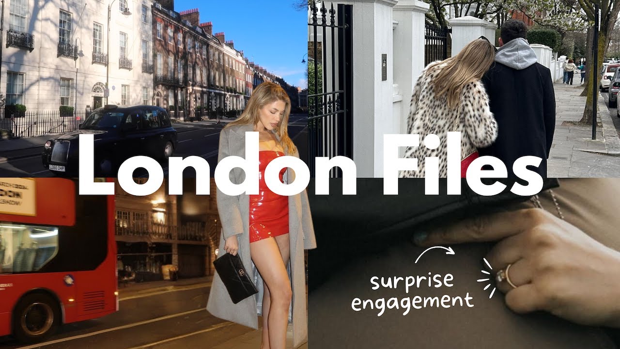 LONDON VLOG 🇬🇧💂🏻‍♀️💍 | surprise engagement!!! shopping + food, meet Josh’s family…