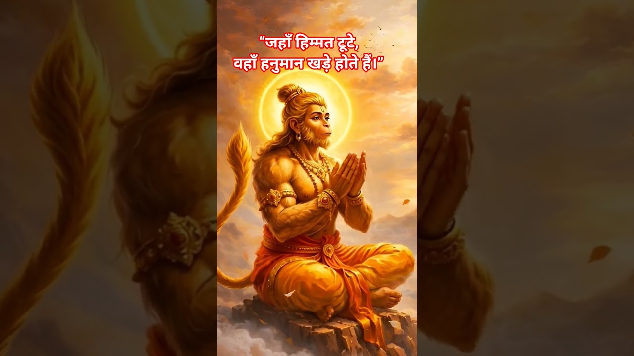 “जहाँ हिम्मत टूटे, वहाँ हनुमान खड़े होते हैं।” Hanuman chalisa challenge Day -53/365