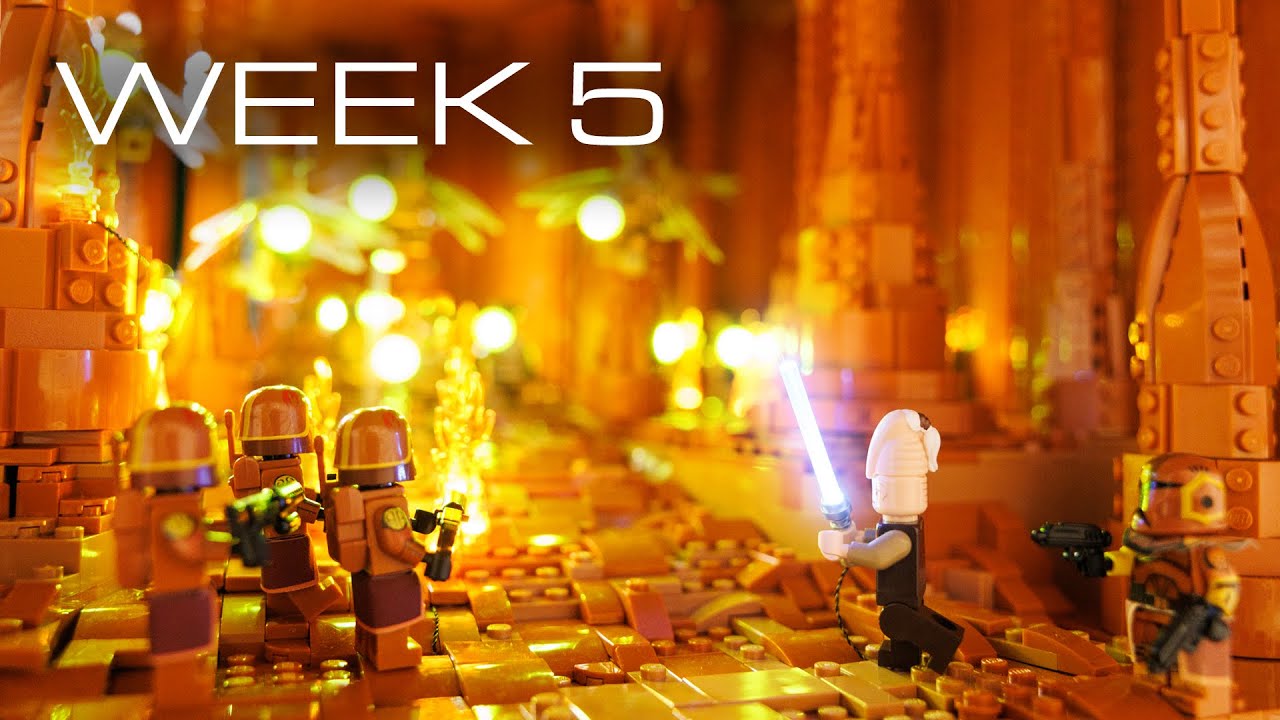 Строим Джеонозис из LEGO — Неделя 5: Пещеры