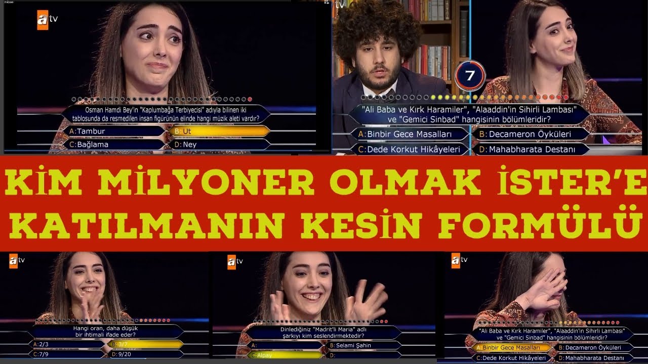 KİM MİLYONER OLMAK İSTER'E KATILMANIN KESİN FORM&Uuml;L&Uuml;!