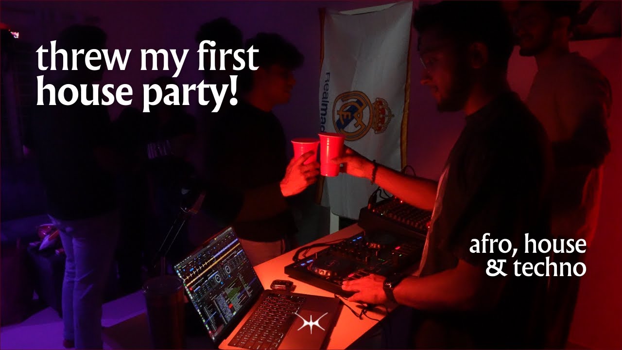 I threw my first house party | techno, afro & house music | KAIOS