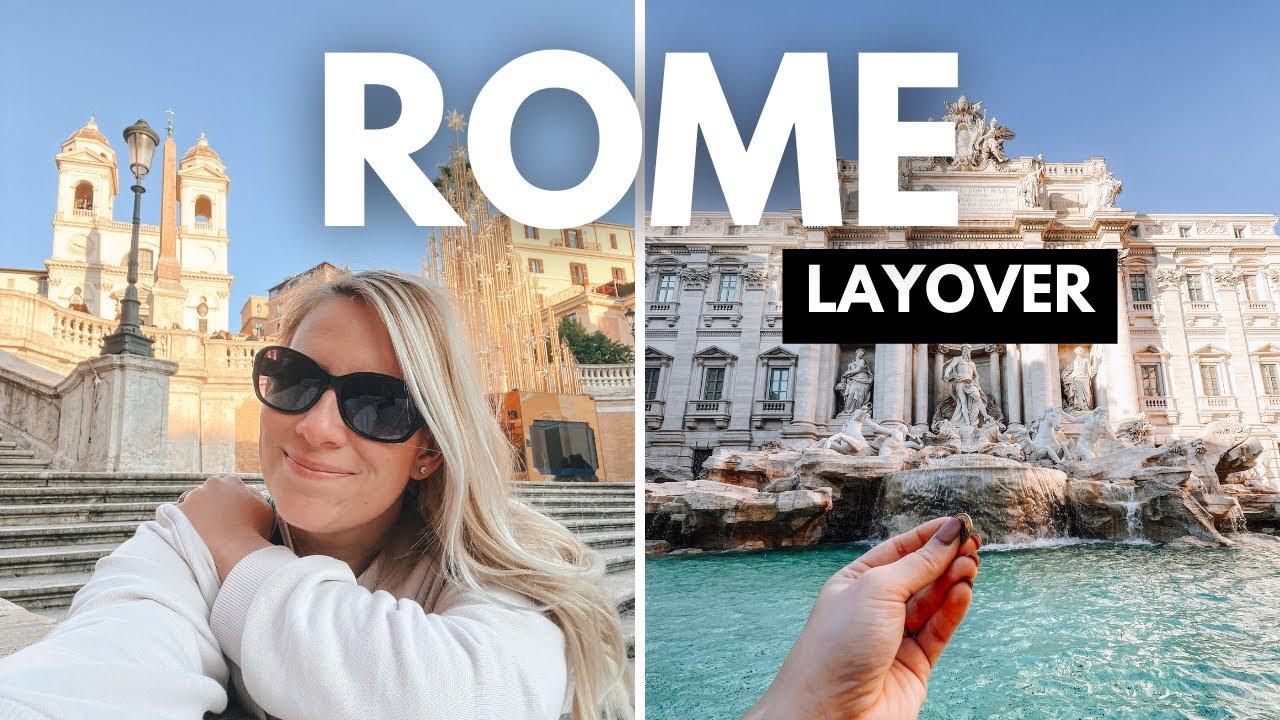 24hrs LAYOVER to explore ROME! | Italy (Colosseum, Trevi, Vatican) Travel Vlog | What to do & Tips