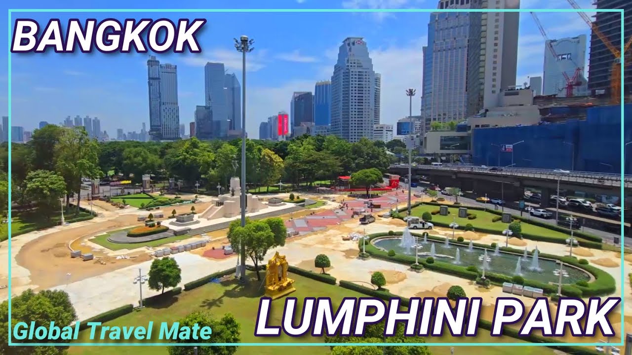 Lumphini Park BANGKOK makeover to mark 100th anniversary 🇹🇭 Thailand