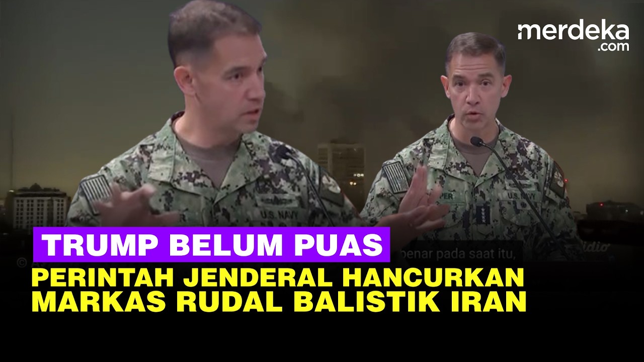 Serangan AS Makin Menggila, Trump Belum Puas Suruh Jenderal Hancurkan Markas Rudal Balistik Iran