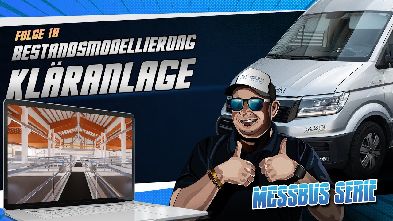Bestandsmodellierung einer Kl&auml;ranlage -  Messbus Folge 10