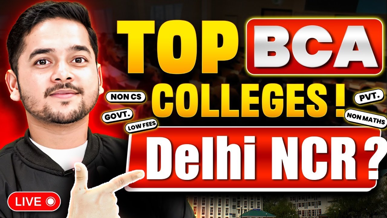 ✅Top BCA Colleges in Delhi NCR🤩Top Govt & Private BCA Colleges! bca #bcacourse #bcacolleges #delhi
