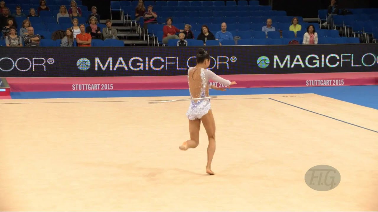 Laura ZENG (USA) 2015 Rhythmic Worlds Stuttgart - Qualifications Hoop