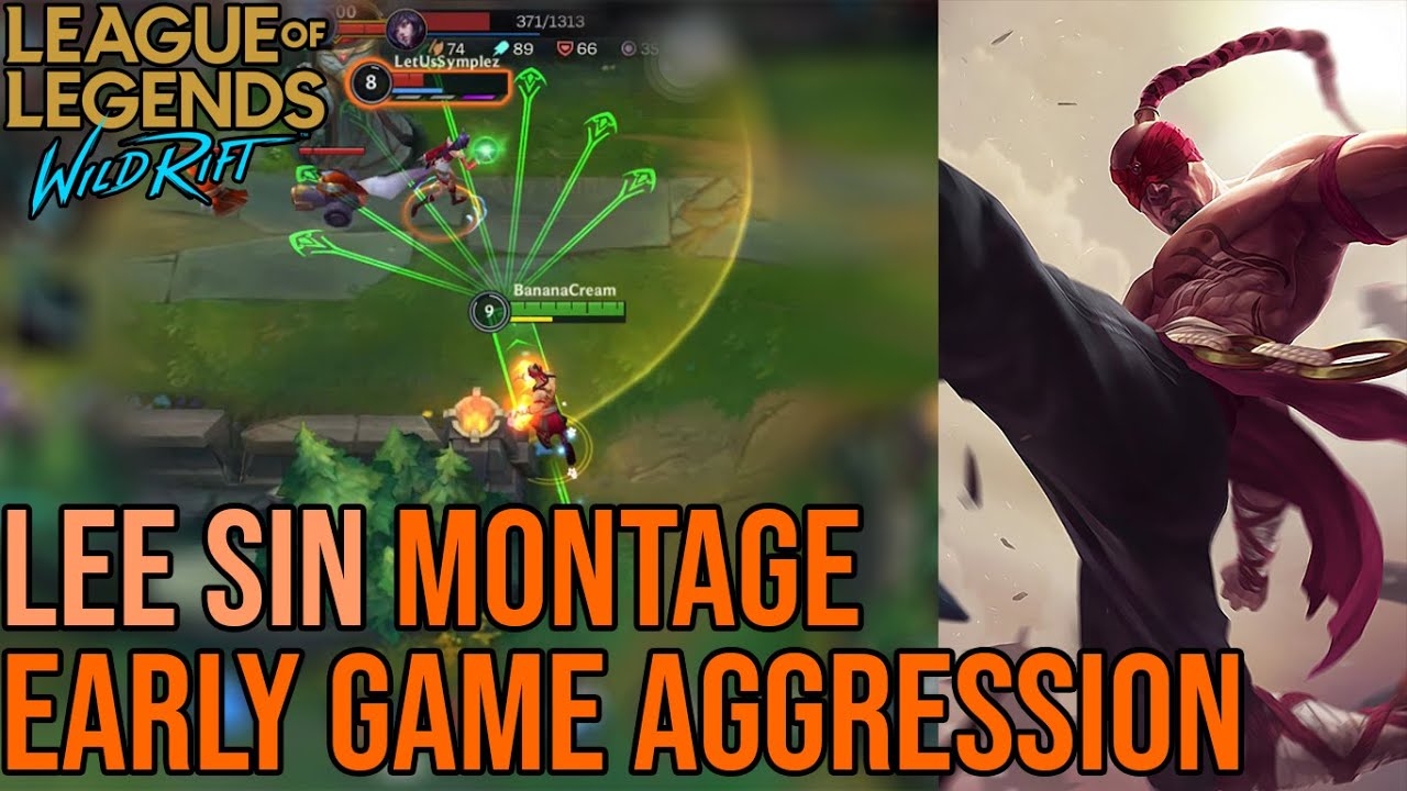 ELEMENT OF SURPRISE | LEE SIN MONTAGE #01 | WILD RIFT