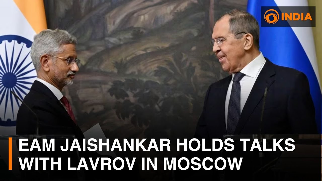 EAM Jaishankar holds talks with Lavrov in Moscow | DD India Global