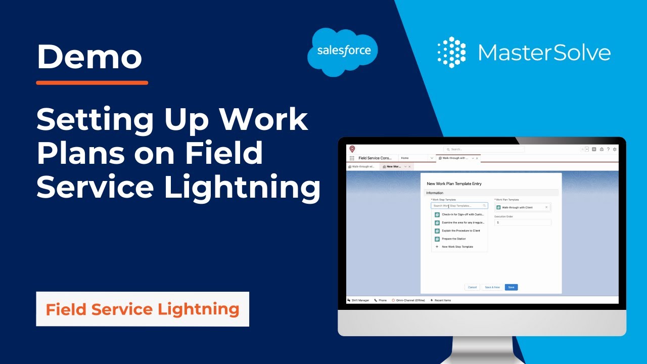 Setting Up Work Plans on Field Service Lightning