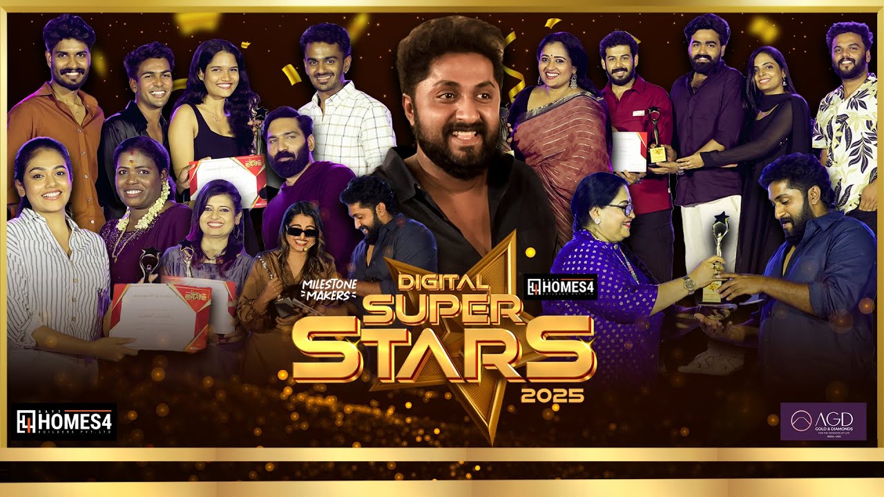 Dhyan Sreenivasan Bagged Digital Super Star 2025 | Award Show | Shocking Incident | Milestone Makers