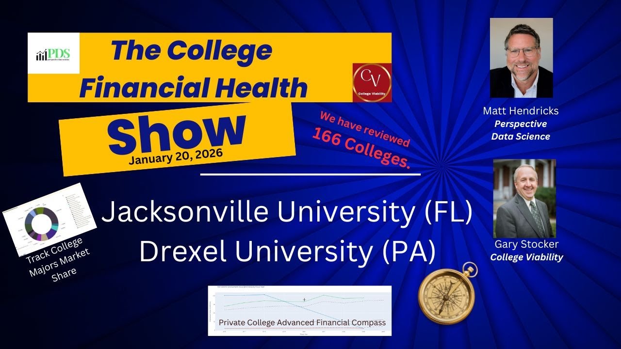 Drexel University and Jacksonville University: Inside Their Financial Numbers 1-20-26 CFH Show