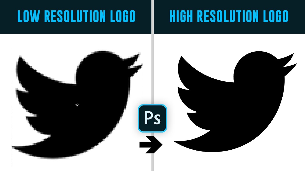 How To Convert Low Resolution Logo Into High Resolution In Photoshop