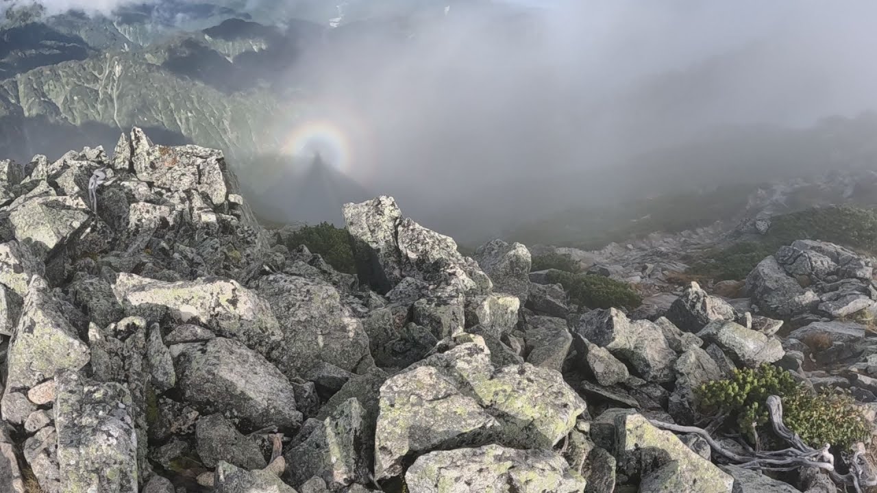ブロッケン＠前剱 Brocken spectre@Mae-Tsurugi