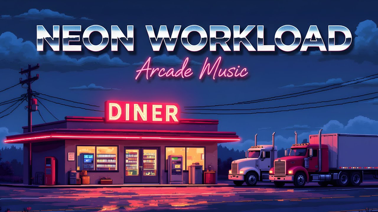 Neon Workload – Work Focus Arcade Music for Coding & Productivity
