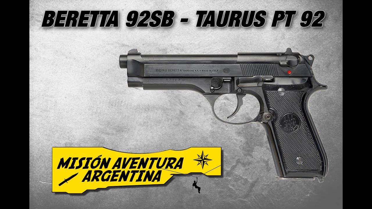 Pistolas TAURUS PT 92 y BERETTA 92 - Desarme, Mantenimiento y Limpieza