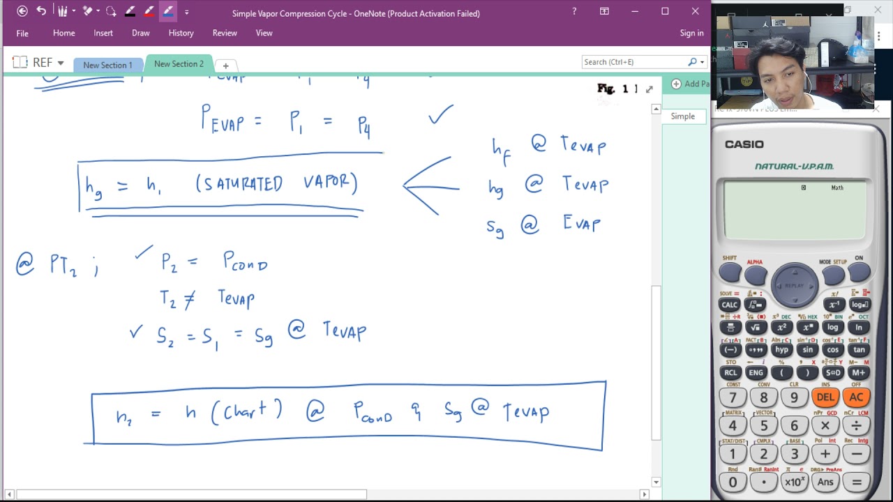 Refrigeration Systems: Simple Vapor Compression Cycle Recap (Finding Enthalpies)