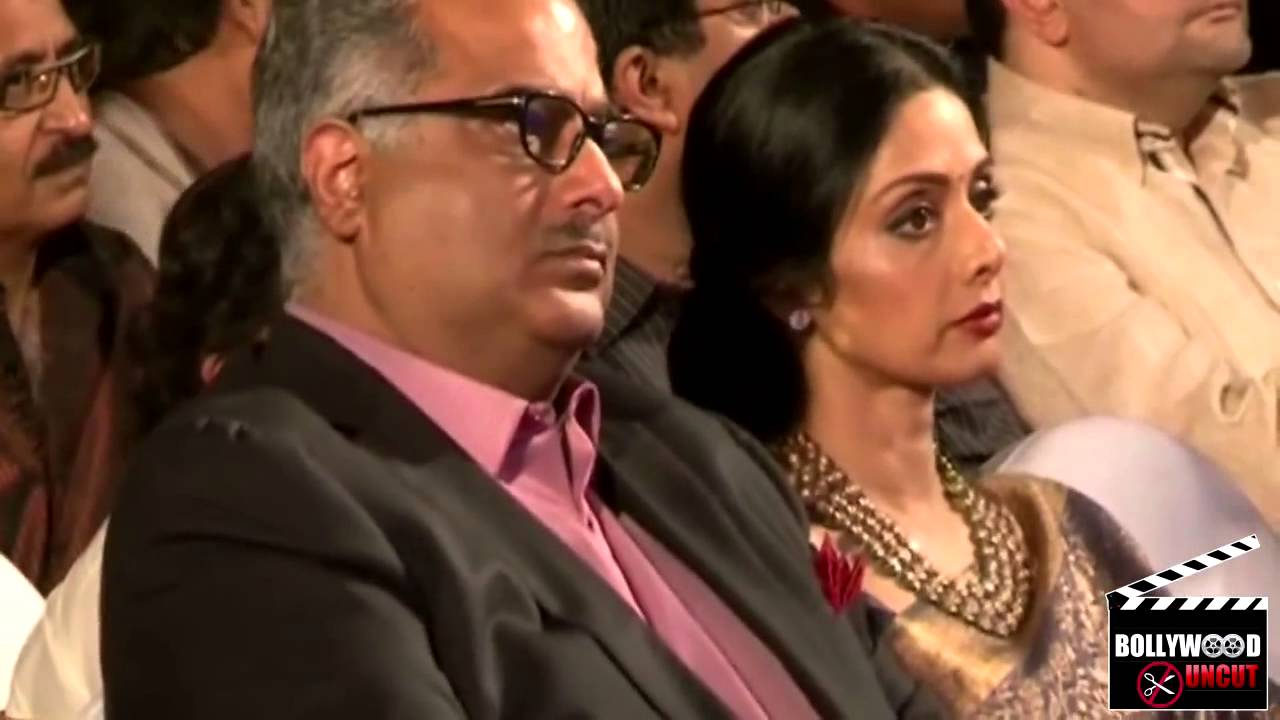 Gorgeous Sridevi & Boney Kapoor at Lata Mangeshkar Music Label Launch
