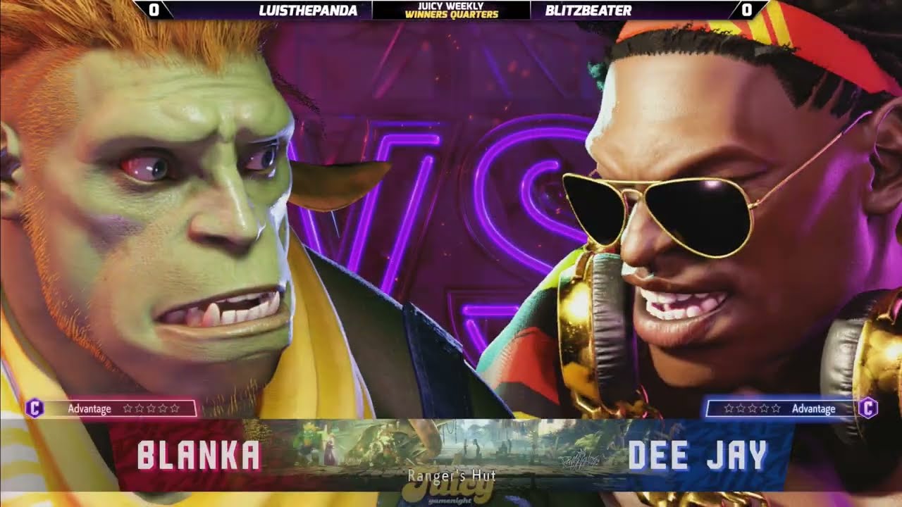 Juicy Weekly #58 SF6 - Winners Quarterfinals - Luisthepanda (Blanka) vs CEO | Blitzbeater (Dee Jay)