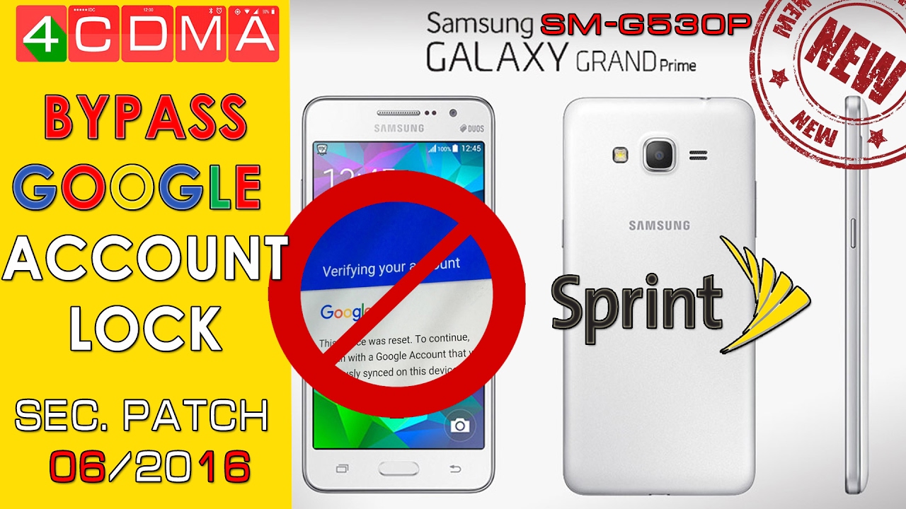 Samsung Galaxy Grand Prime SM-G530P Google Account Bypass | 5.1.1 | July 2016 | APF1