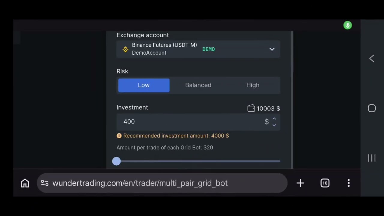 Automating trades with a Multi-Pair Grid Bot on WunderTrading ⚙️ Sign-up at wundertrading.com 