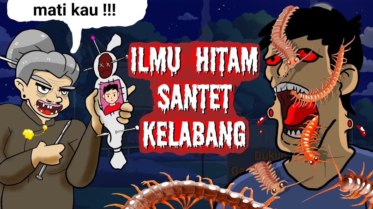 Eps.1 Santet Paling S4dis - PERSAINGAN CALON KEPALA DESA #HORORMISTERI | Kartun Hantu,Animasi Horor