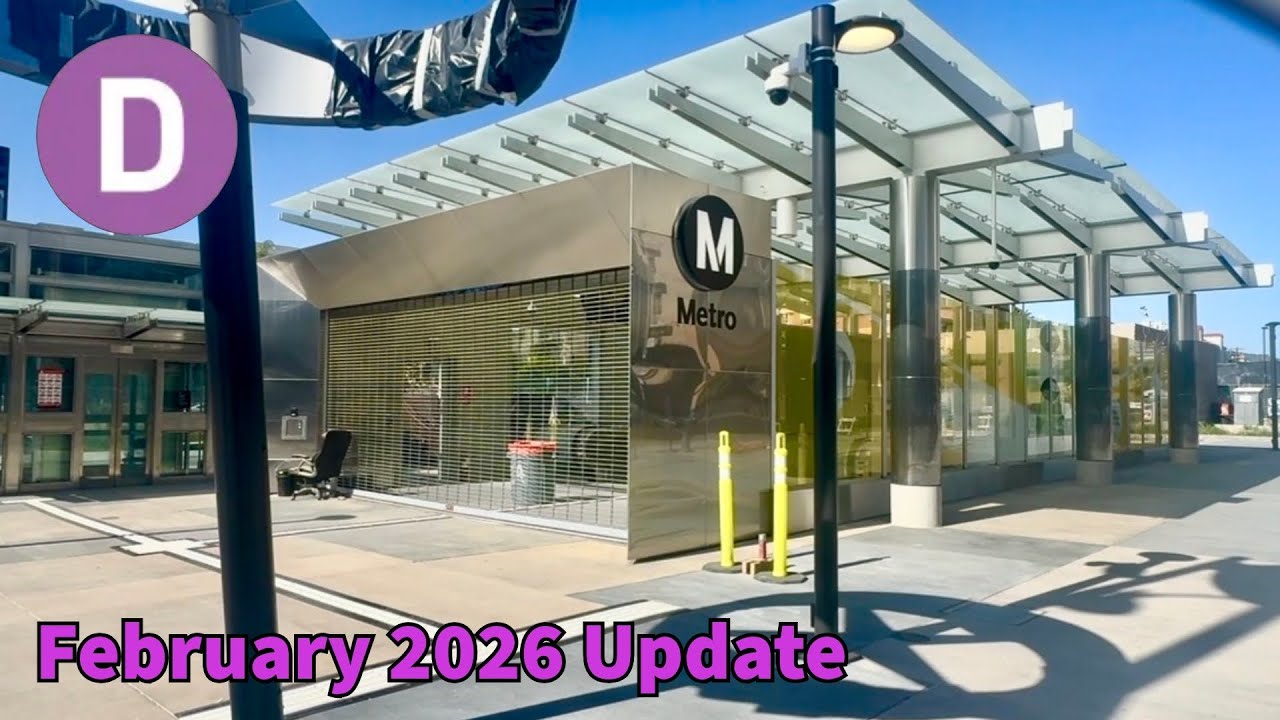 Los Angeles Metro D Line Extension Construction Update - February 6th, 2026