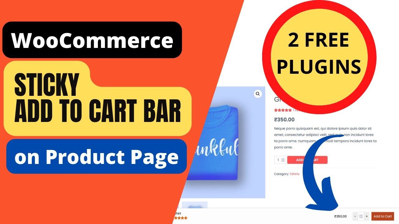 БЕСПЛАТНЫЙ плагин WooCommerce Sticky для кнопки «Добавить в корзину» — руководство