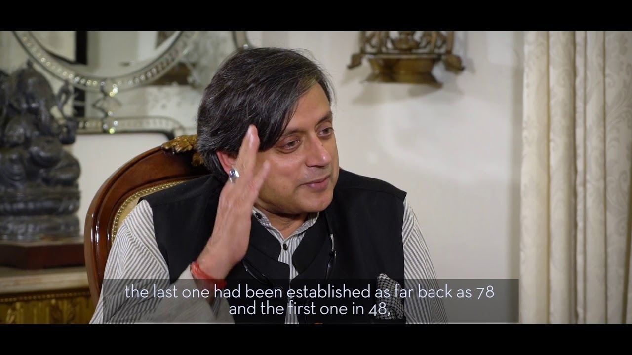 A walk down memory lane with Dr. Shashi Tharoor