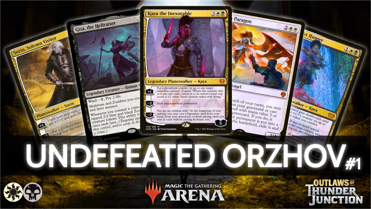 ⚪⚫ Orzhov Midrange, 100% Win Rate, part 1 | MTG Arena | Explorer | BO3 | Outlaws of Thunder Junction