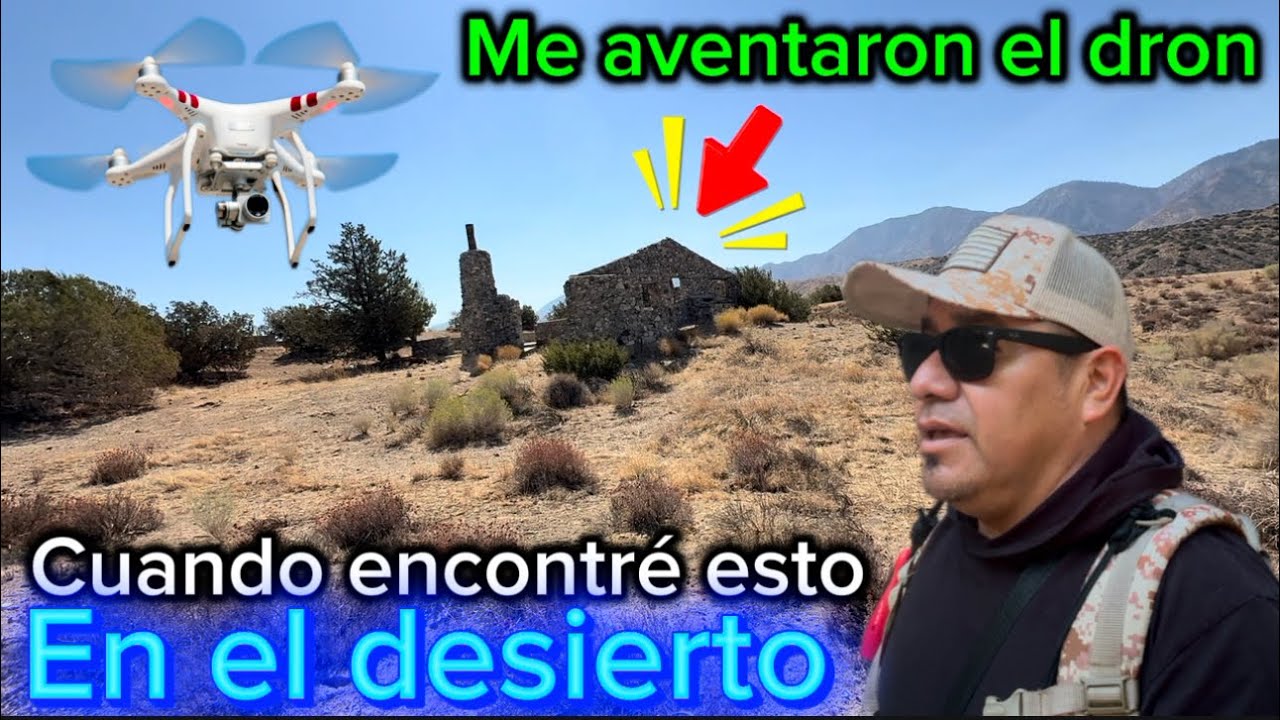 Me aventaron el dron cuando encontré esto en el desierto 