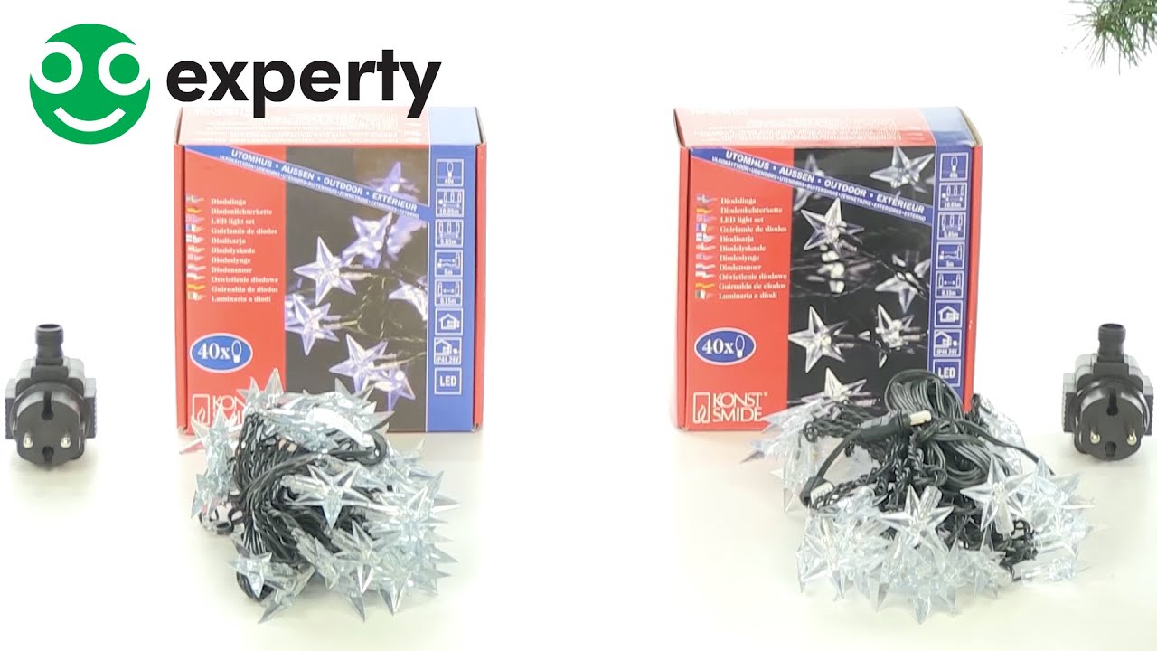 Konstsmide LED Sterren Lichtsnoer - experty pakt uit!