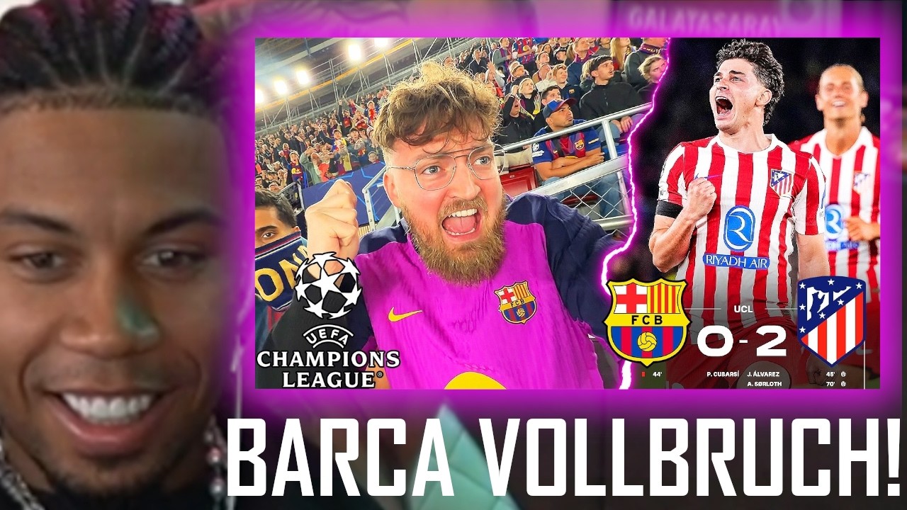 AUF DEN VLOG HABEN ALLE GEWARTET! 😂 BARCELONA vs. ATLETICO CL VIERTELFINALE VLOG! ⚽️
