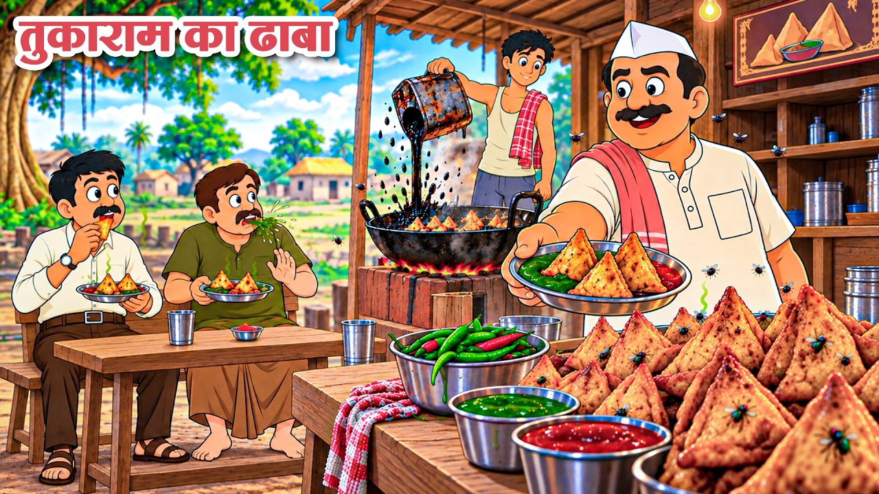 तुकाराम का ढाबा | New Hindi Stories | Jadui Kahaniya | Hindi Animated Tales | Koo Koo TV Hindi