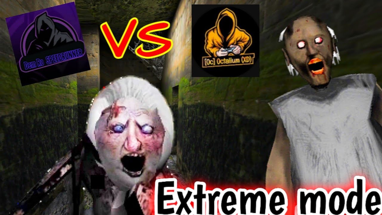 Granny 1.8 - Speedrun battle with @OCT_HoRRoR - Extreme mode