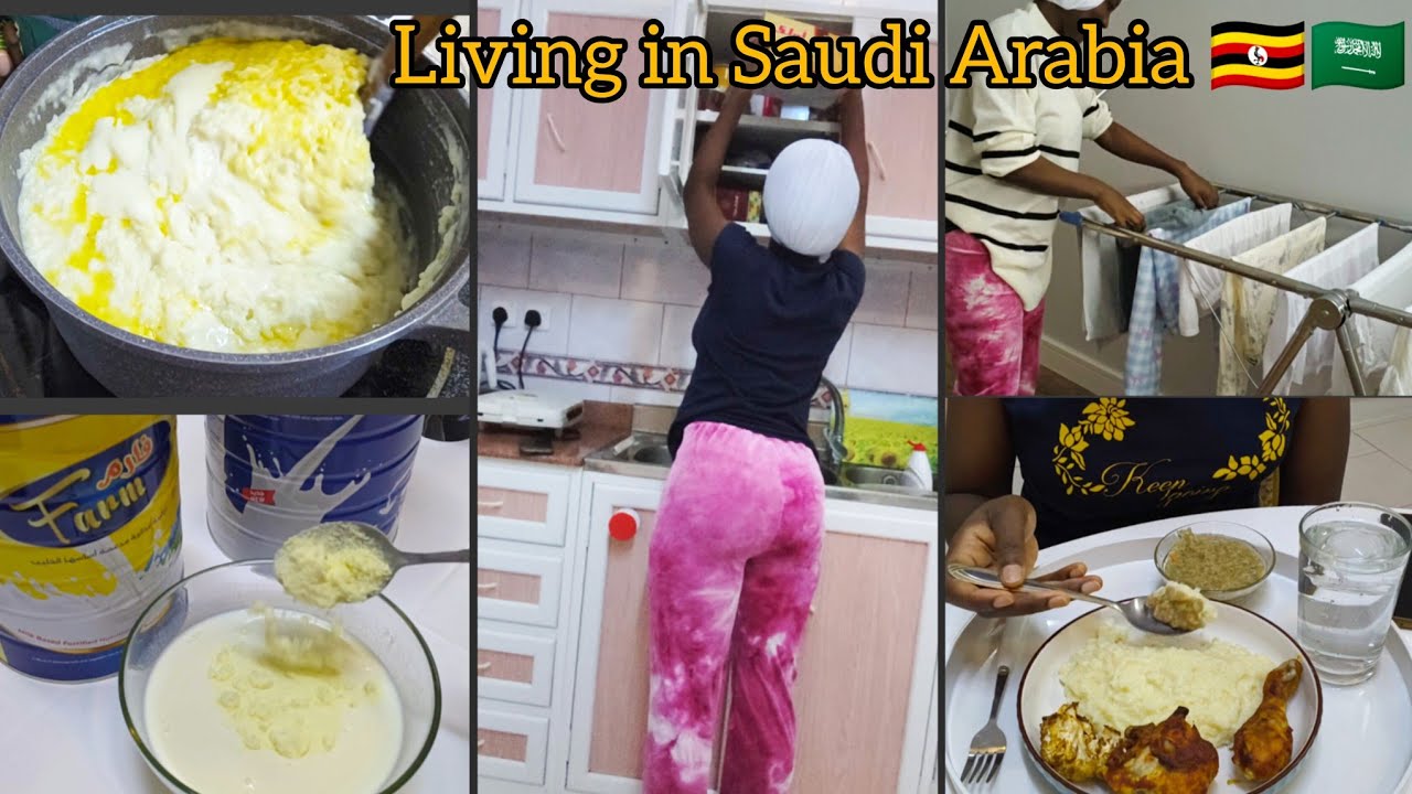 A day in life of a Ugandan living in Saudi Arabia| Preparing Saleeg/Saleek for my Bosses.