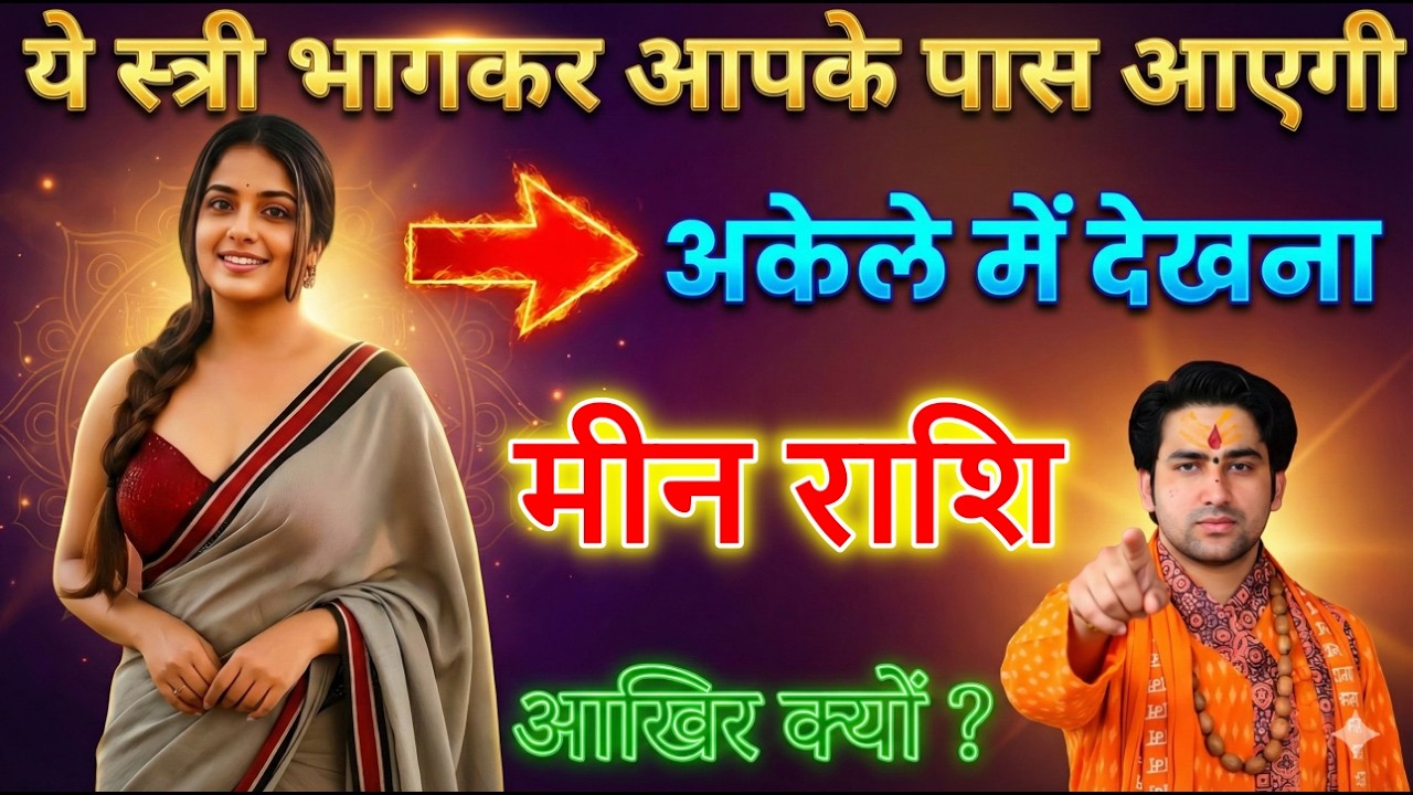 मीन राशि यह स्त्री अपने घर से भागकर आपके पास आएगी