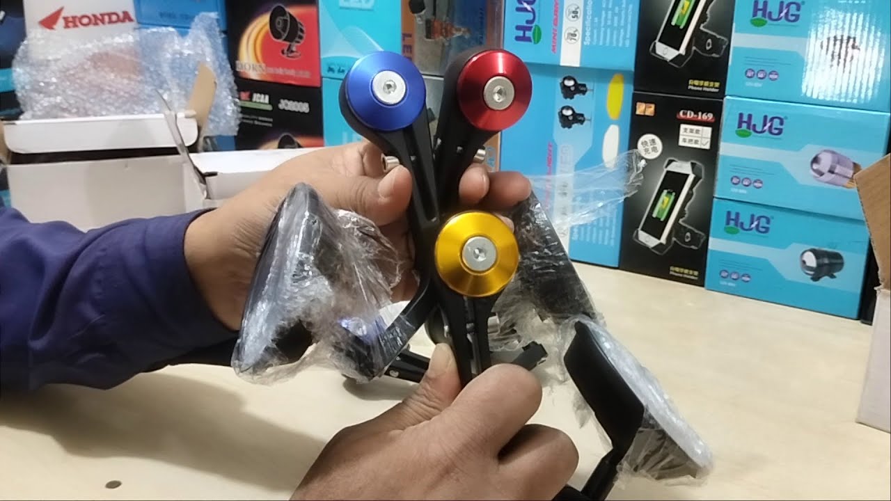 বাইকের লুকিং গ্লাস বা হ্যান্ডলবার ব্যাক ভিউ মিরর - best looking glass or back view mirror for bike