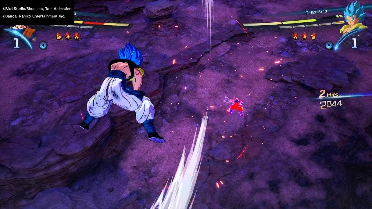 SSB Goku vs Gogeta Blue